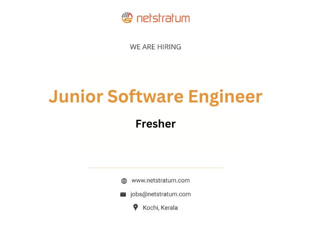 Netstratum Technologies Hiring Junior Software Engineer Backend Fresher